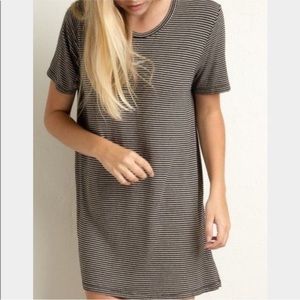 Brandy Melville striped t shirt dress